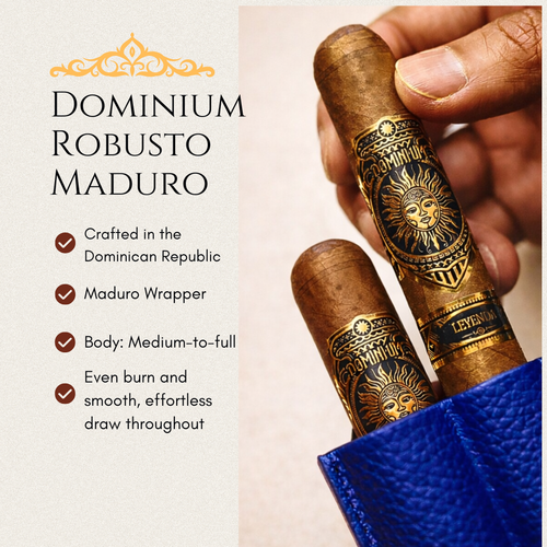 Dominium Maduro Robusto (Single Cigar)