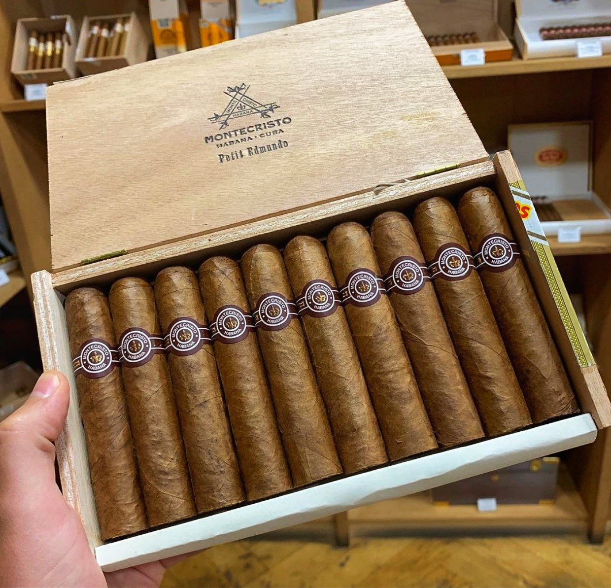 Montecristo Petit Edmundo (Box of 3) - www.cigarsindia.in