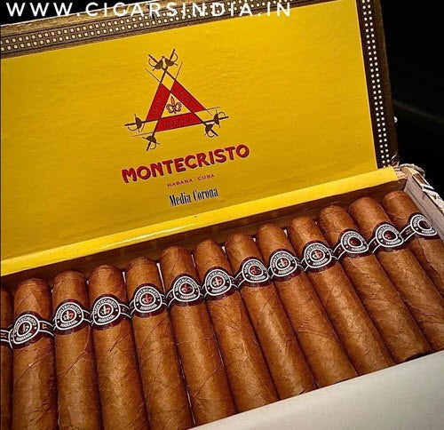 Montecristo Media Corona (Single Cigar) - www.cigarsindia.in