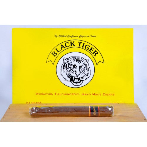 Black Tiger Cigars (Hand Made in Trichinopoly, India) (Single Stick) - www.cigarsindia