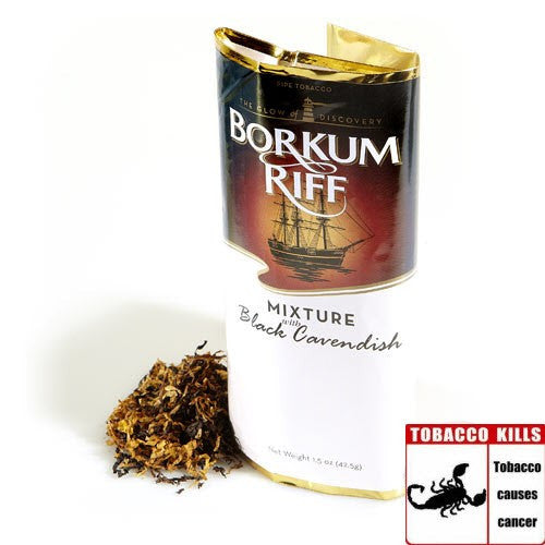 Borkum Riff Black Cavendish Pipe Tobacco - www.cigarsindia