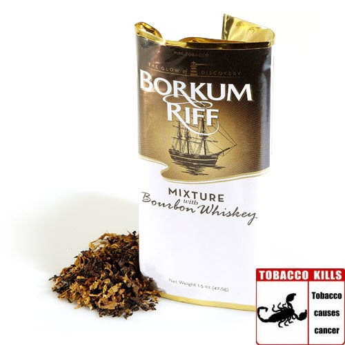 Borkum Riff Bourbon Whiskey Pipe Tobacco - www.cigarsindia