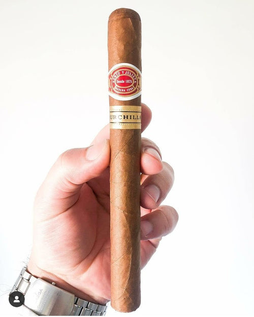 CHURCHILLS CIGAR FROM ROMEO Y JULIETA (Single Cigar) - www.cigarsindia