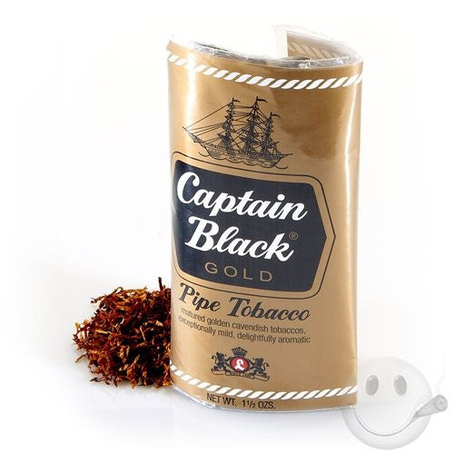 Captain Black Gold Pipe Tobacco 1.5oz Pouch - www.cigarsindia